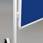 Moderační tabule mobilní 120x150 cm, korková