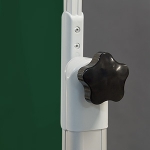 Revolverová mobilní tabule pro popis křídou 120x90 keramická magnetická