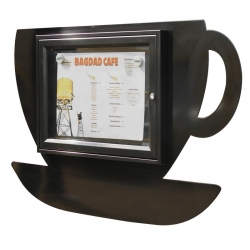 Restaurační vitrína Šálek kávy 400x550 mm